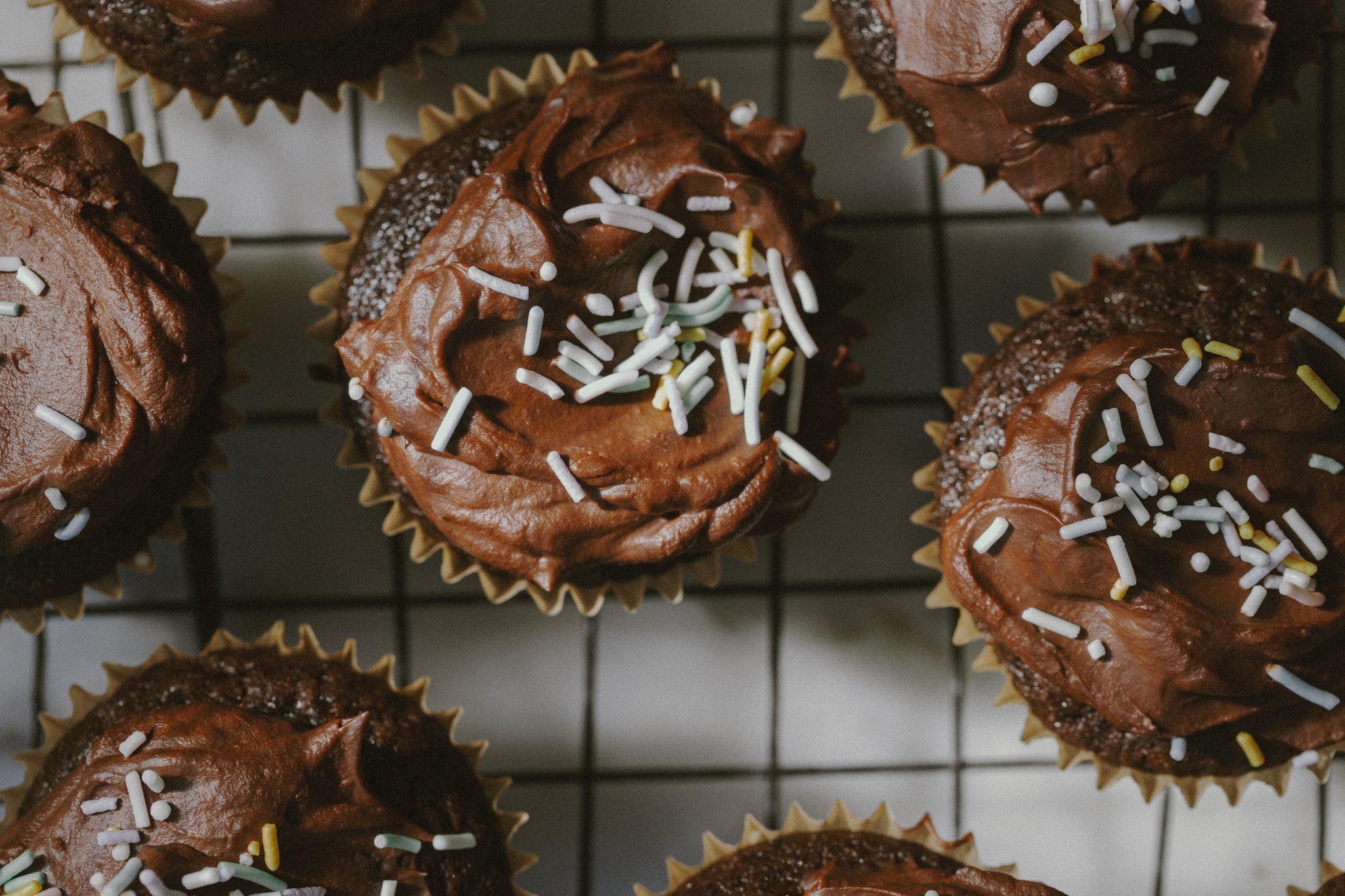 Chocolate Cupcakes with Chocolate Ganache
